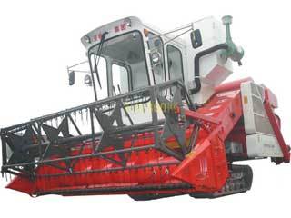 沃得4LZ-3.5自走履带式谷物联合收割机_莫力达