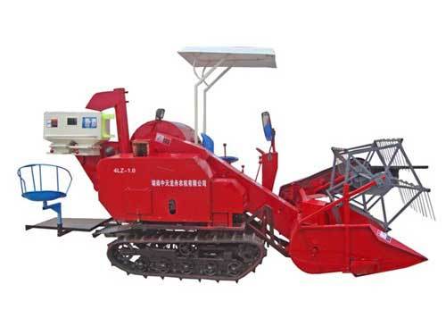 龙舟4LZ-1.0全喂入履带式谷物联合收割机_凉山