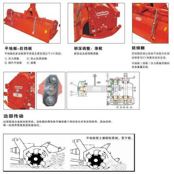 马斯奇奥h-125旋耕机