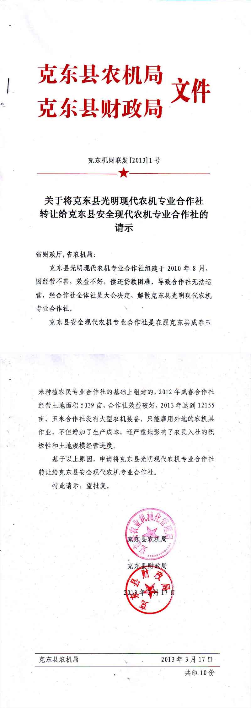 【案例】黑龙江省现代农机专业合作社应该如何