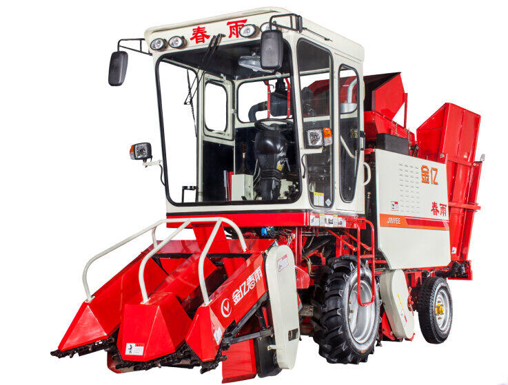 出售2013春雨2行玉米收割机_河南驻马店二手