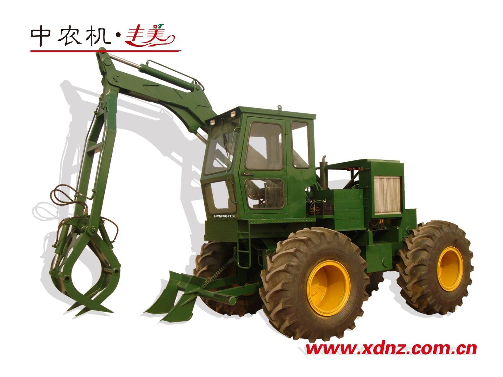 甘蔗收获装载机作业视频