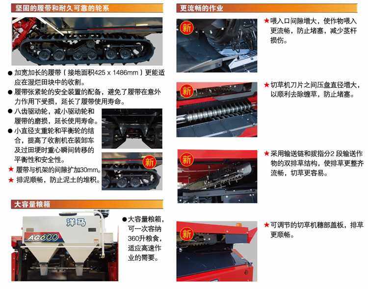 洋马ag6004lbzj140d半喂入联合收割机