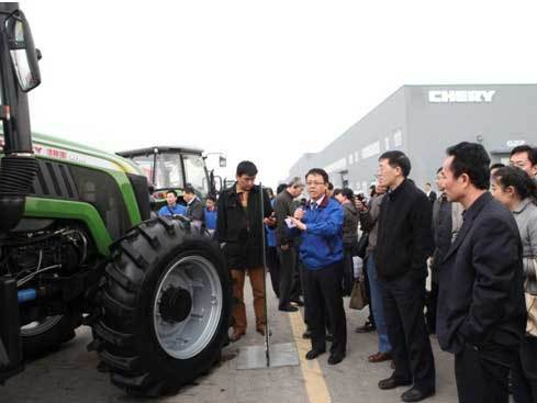 奇瑞重工在安徽芜湖发布了十种农机新产品