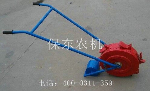 保东牌手推式单行玉米播种机