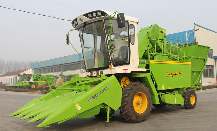 山东润源4yz-4b自走式玉米收割机-润源玉米收割机-报价,补贴和图片