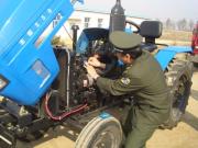 八五零农场开展清理“黑车非驾”行动  确保农机安全