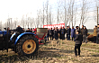 有机肥施肥机现场演示会在江苏省常熟召开