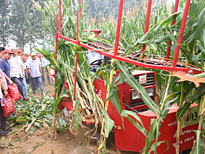 农哈哈4G-1C玉米秸秆割晒机