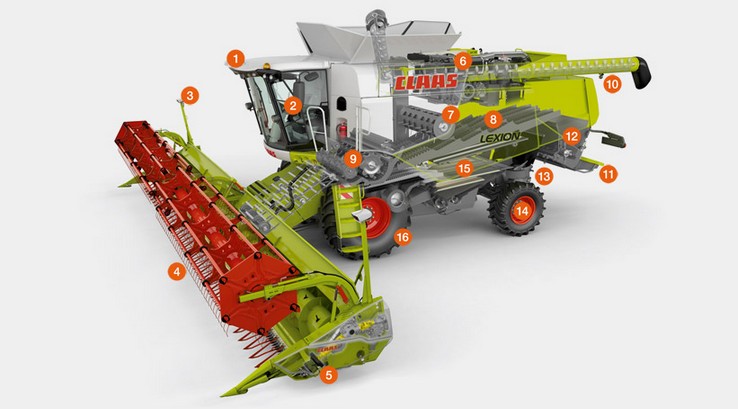 CLAAS（科樂(lè)收）LEXION 650 聯(lián)合收割機(jī)