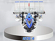 2ZB-6水稻钵形毯状秧苗插秧机