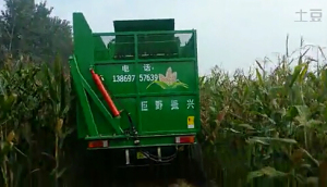 时风玉米收割机2作业视频