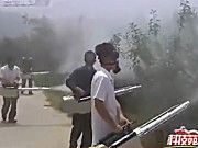 江苏南通宏大烟雾机作业视频