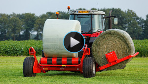 库恩RW和SW系列缠膜机作业视频-天津库恩农业机械有限公司