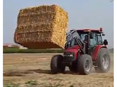 伊诺罗斯SIGMA4拖拉机前装载机作业视频