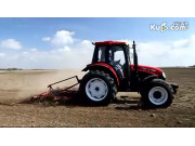 東方紅（YTO)X904拖拉機旱田作業視頻